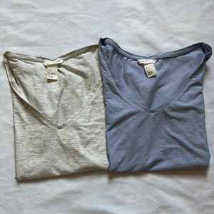 H&M v-neck tees